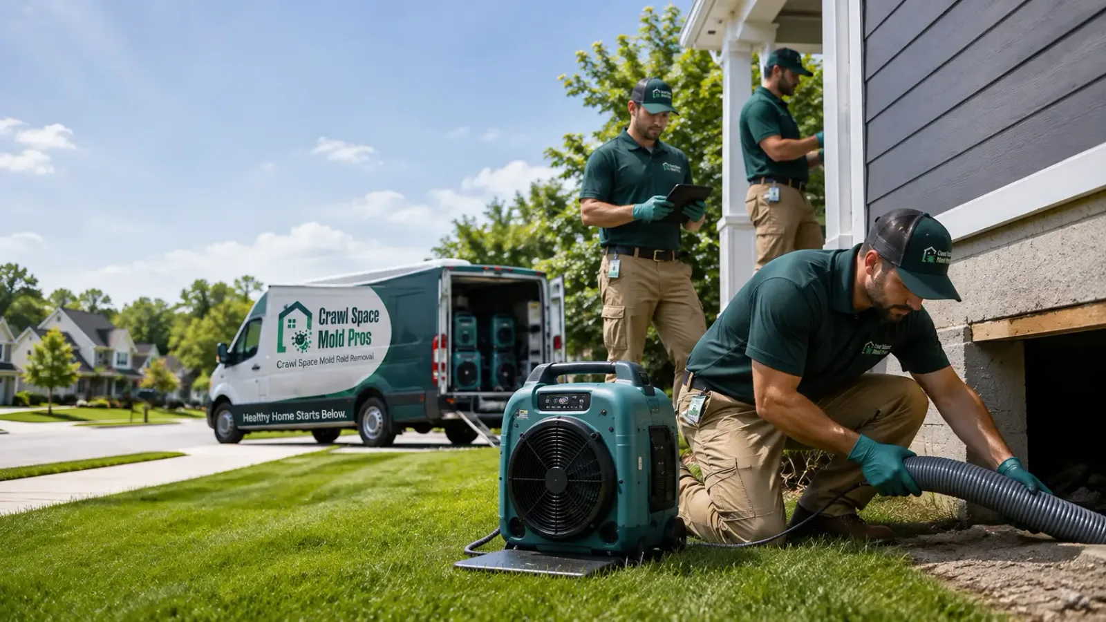 Crawl Space Mold Removal in Preston, ID